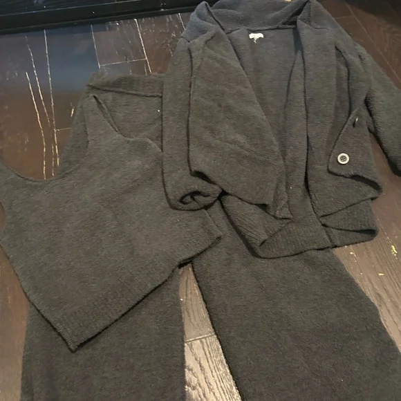 Aerie Charcoal Pajama Set - Picture 2 of 2